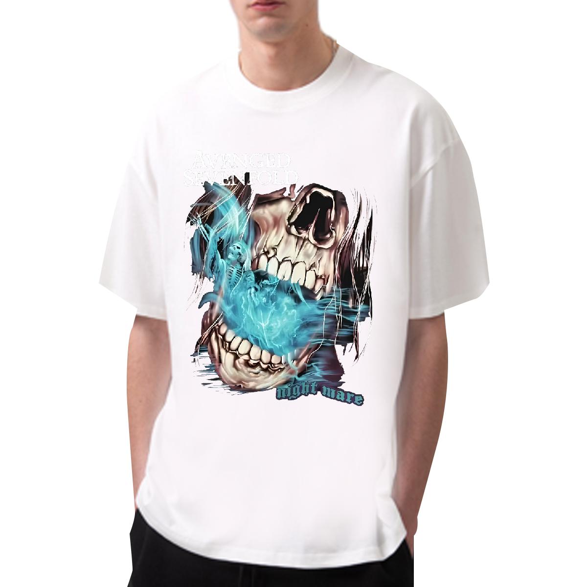 Wholesale T-Shirts for Men DIY Printed Hip Hop Men Tshirts Cotton Breathable Soft Loose