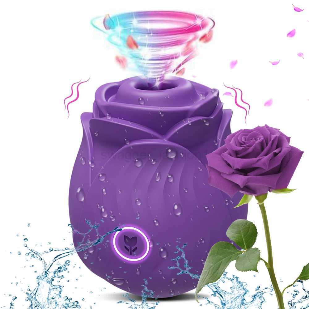 Rose-Sucking Vibrator for Women Nipple Massager Clitoral Vacuum Stimulator Vibrating Female Masturbator sexes Toys for AdultsB240708