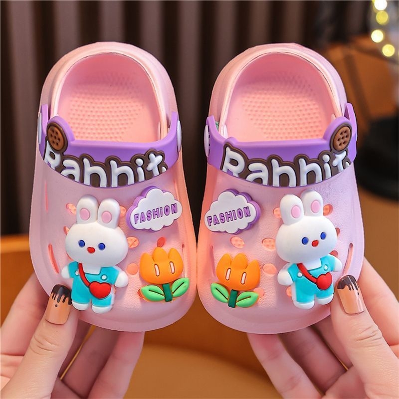 EVA Feces-Stepping Feeg Kids Slippers, 2024 Summer Indoor Parent-Child Boys Girls Sandals dh910320090