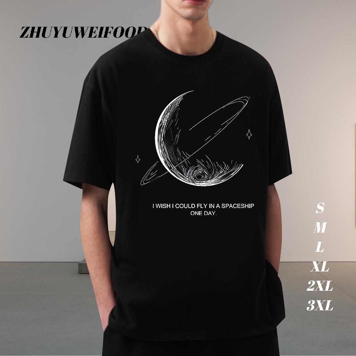 Popular T Shirts Men Hip Hop 180g Cotton Couples T Shirts Factory Direct Customized Print Clothes