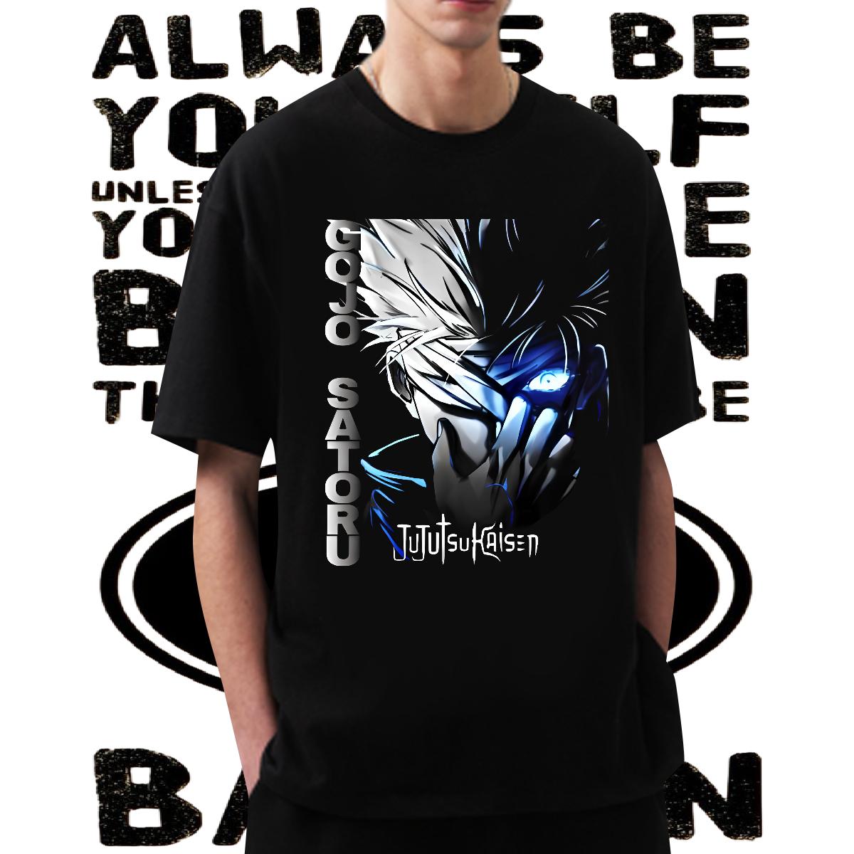 2024 Summer Men T Shirts Custom Printing Daily Outfit Men Tops Tees Crew Neck Cotton Breathable Loose Fit