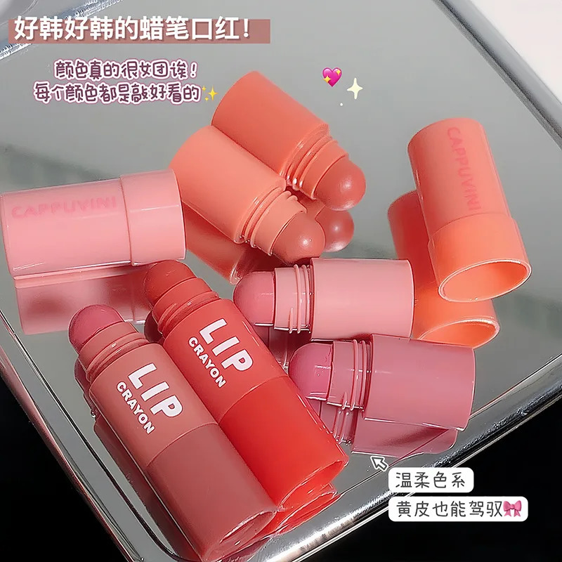 4-in-1 matte lipstick pencil set combination velvet sexy red lip coloring stick free cup multi-color lipstick pen makeup lipstick cosmetics set 240705