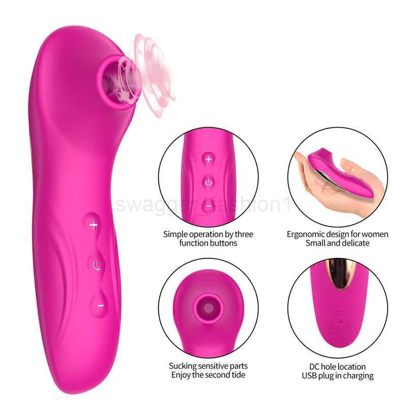 sexes Toy Clit Sucker Vagina Sucking Vibrator Clitoris Stimulator Dildo Oral Nipple Licking for Women Erotic Masturbator sexes ShopB240708