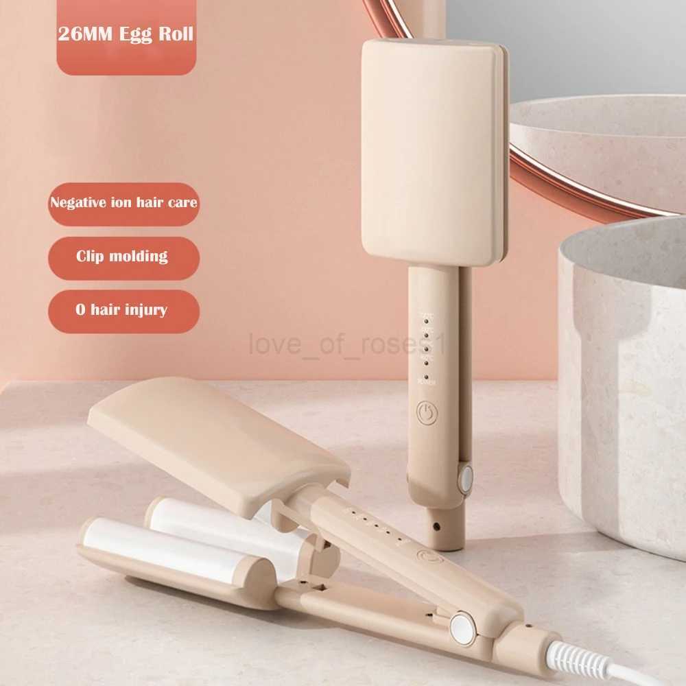 26mm Rolls Curling Irons Ceramic Hair Curler For Beach Waves Curling Hair Crimper Waver Hair Styling ToolsZ240709