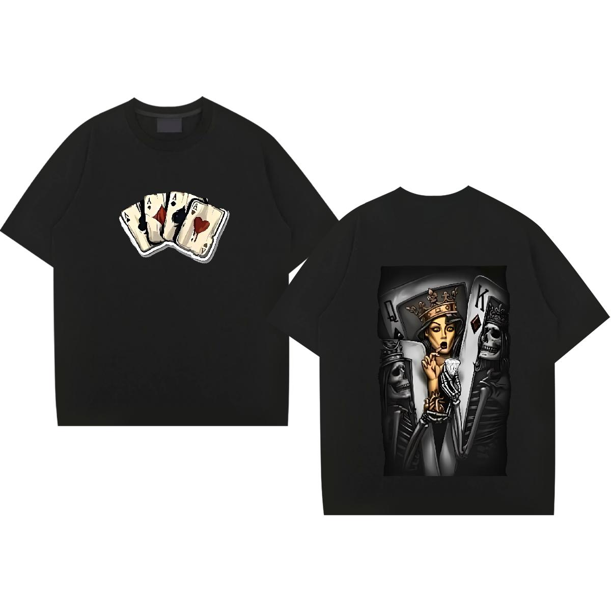 Comfy Men's T-shirts for Home and Outdoor - 180g Cotton Men's Tees, Customizable DIY Anime Apparel