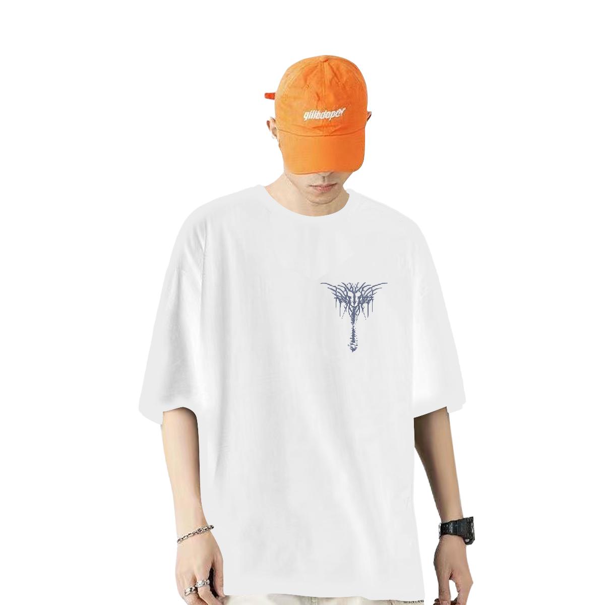 New Man T Shirts DIY Anime Men Tops Tees Street Short sleeve Cotton Soft High Quality Top Tees