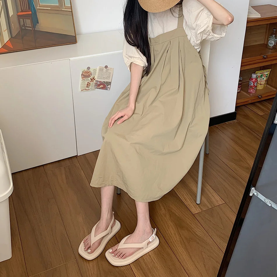 SP CITY Summer Fashion Personalized Womens Clip Toe Sandals Students Wear Simple Solid Beach Vacation Flip ps Soft Slipers 240702