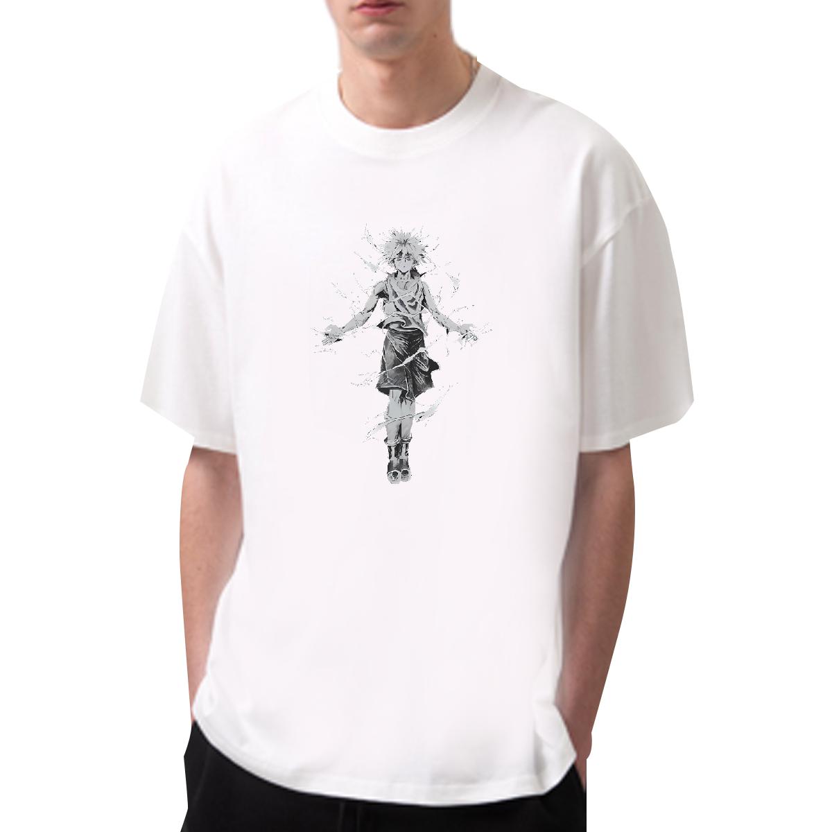 Popular Mens Tshirts 180g Cotton Sport T shirt Plus Size Cartoon Wholesale Clothes