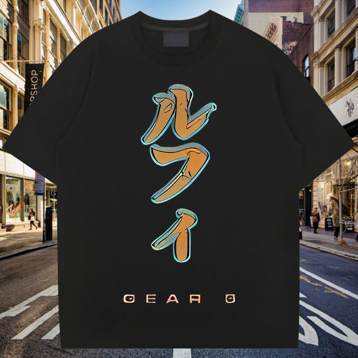 Fashion New T Shirts Men Cartoon Print Men Tees Casual Daily Wear Cotton Breathable Short Sleeve Loose Polos