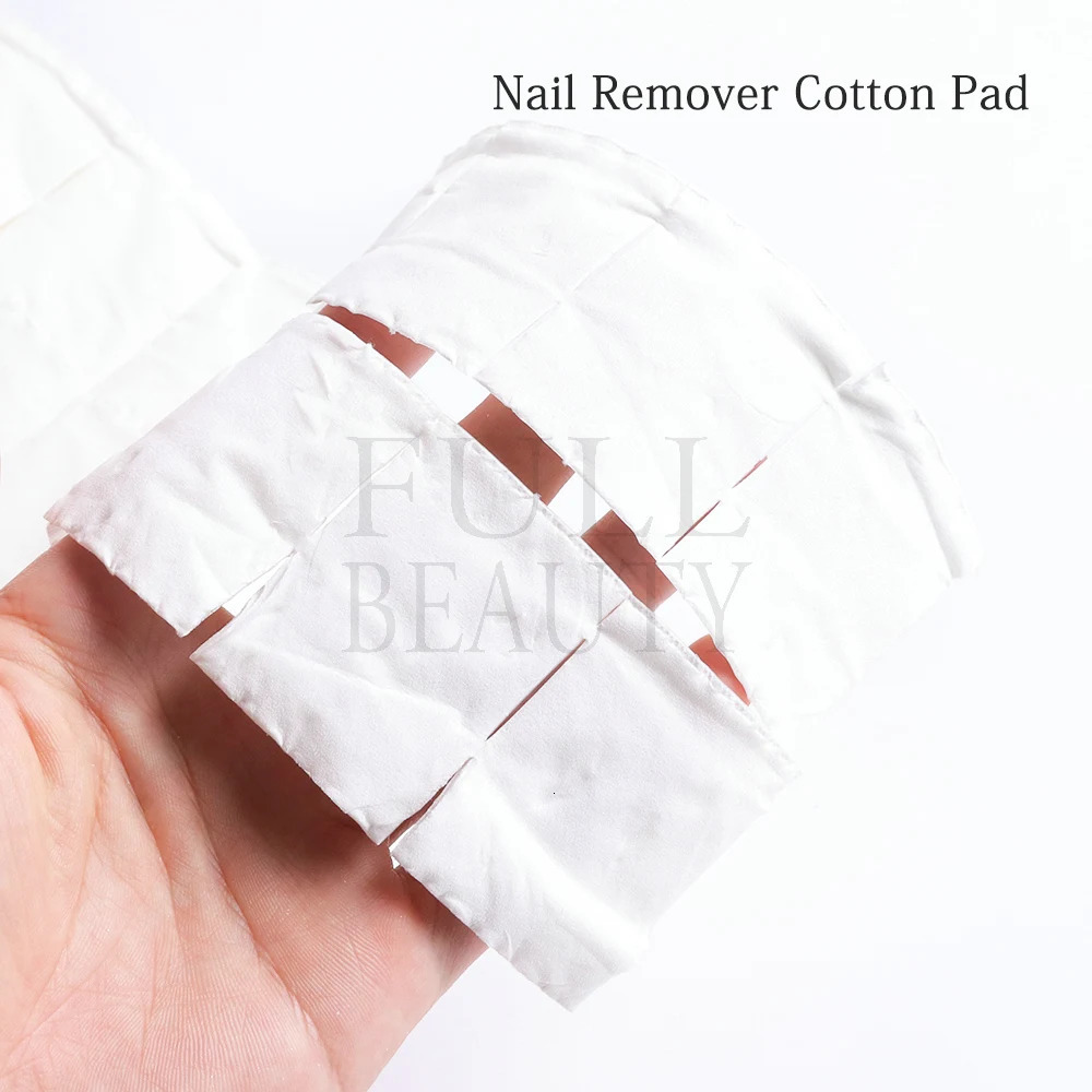 300/500pcs nail polish removal gel nail polish r lint free soap wiping cotton for nail art cleaning tool NT918 240705