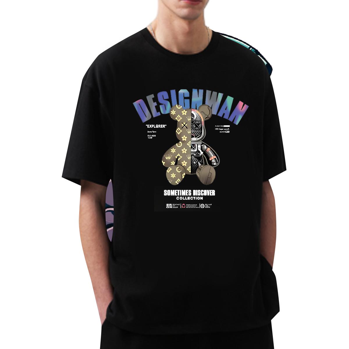 Classic Men T Shirts Asian Size Sport Tshirt for Man Woman Cotton Breathable Designer