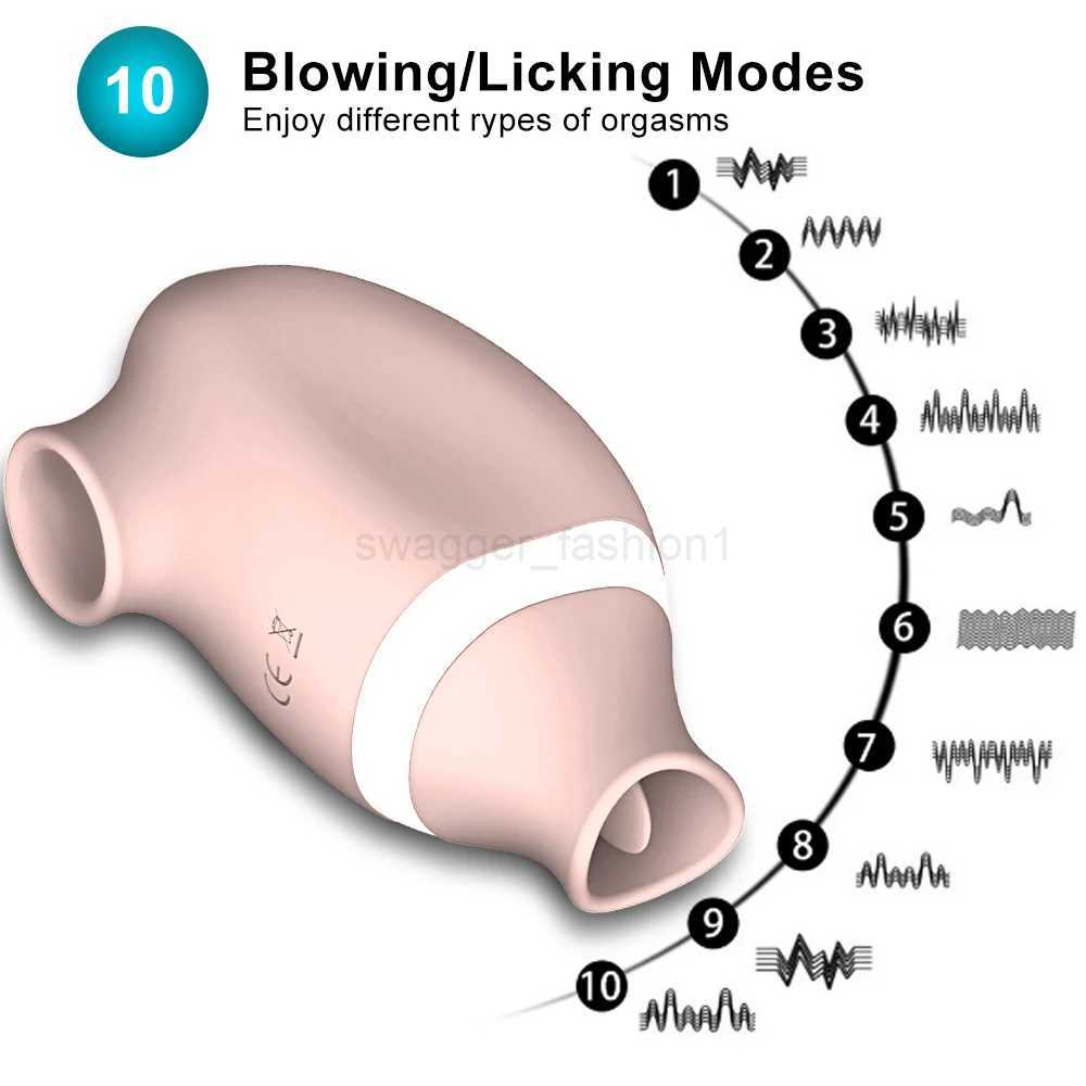 2 in 1 Clitoral Sucking Vibrator Women G-Spot Suction Cup Licking Dual Stimulation Nipple Massager Women Hardcore Adult sexes ToyB240708