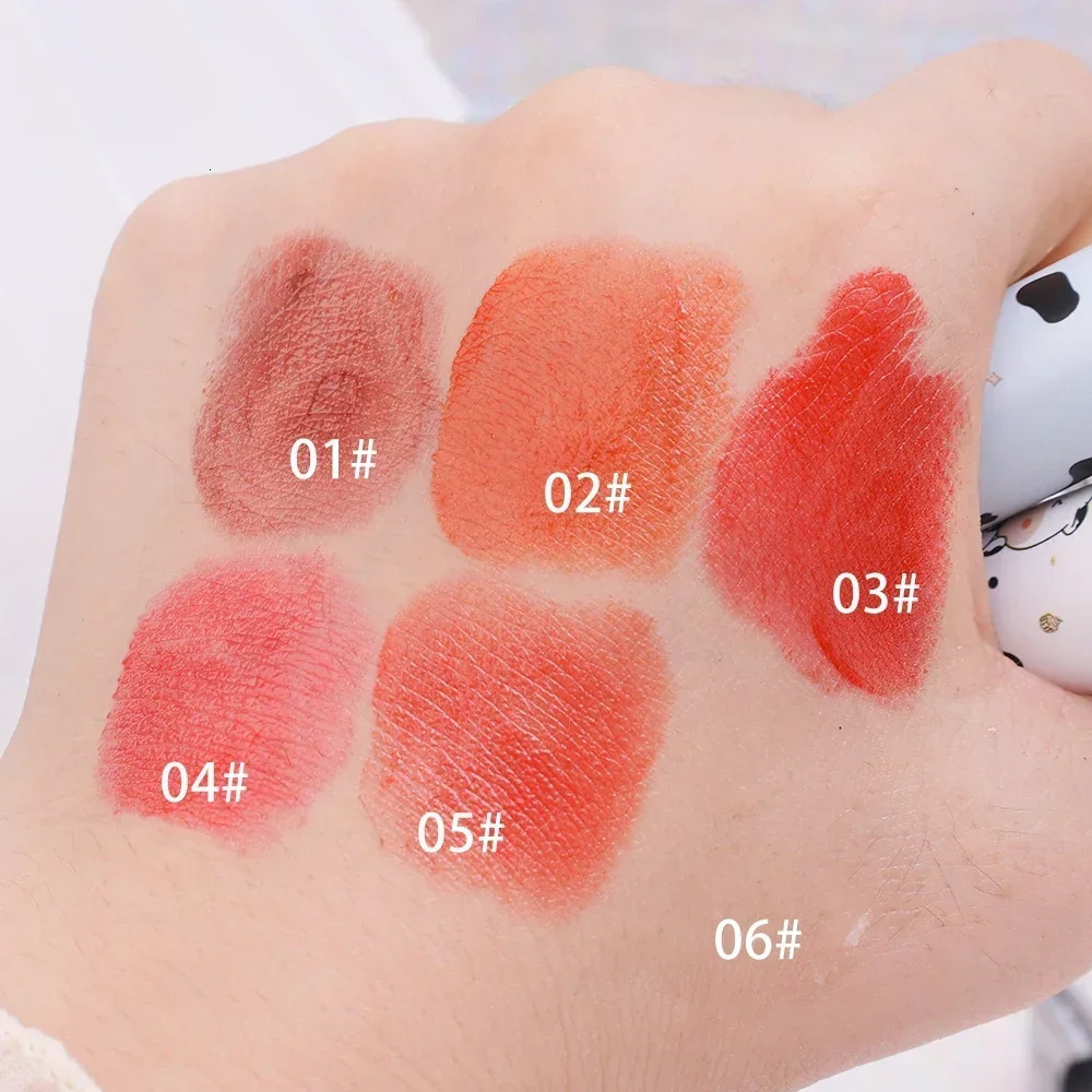 lovely cow lipstick lasting nourishing lipstick reducing lip line aging lipstick 240705