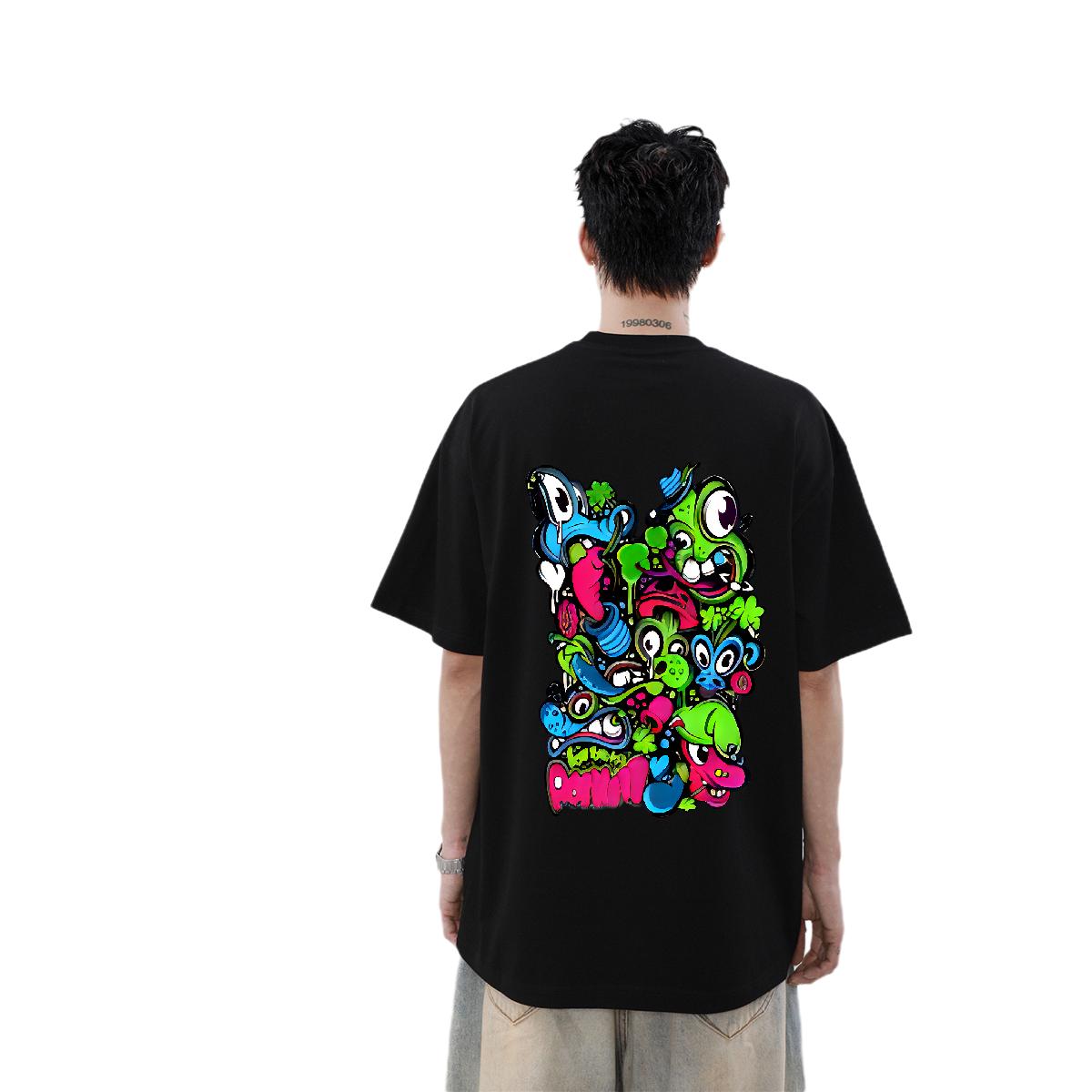 Designer Men Tops Tees Crew Neck Cotton Hip Hop Street T Shirts Men Cartoon Printing S-3XL 2024 Top Tees