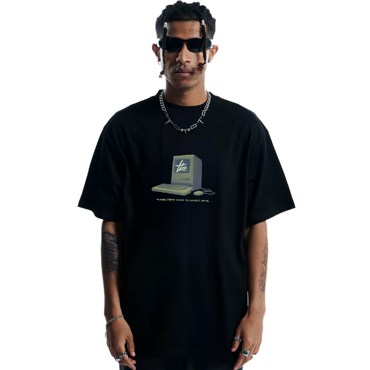 2024 Summer Man T Shirts Anime Mens Tshirts Hip Hop O-Neck Short Sleeve Cotton Wholesale Clothes