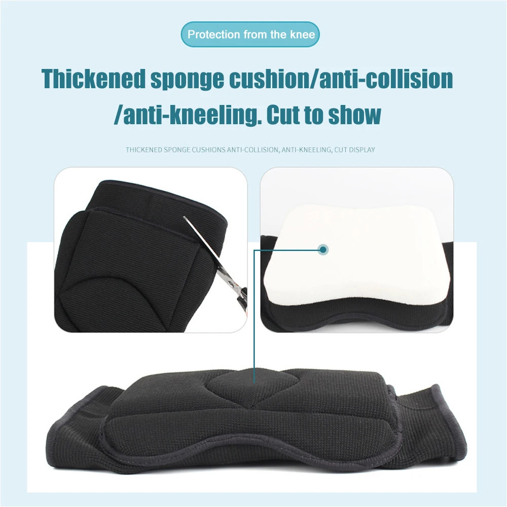 BraceTop Sports Non-Slip Knee Brace Soft Knee Pads Breathable Knee Sleeve for Dance Wrestling Gym Volleyball Basketball Running 240703