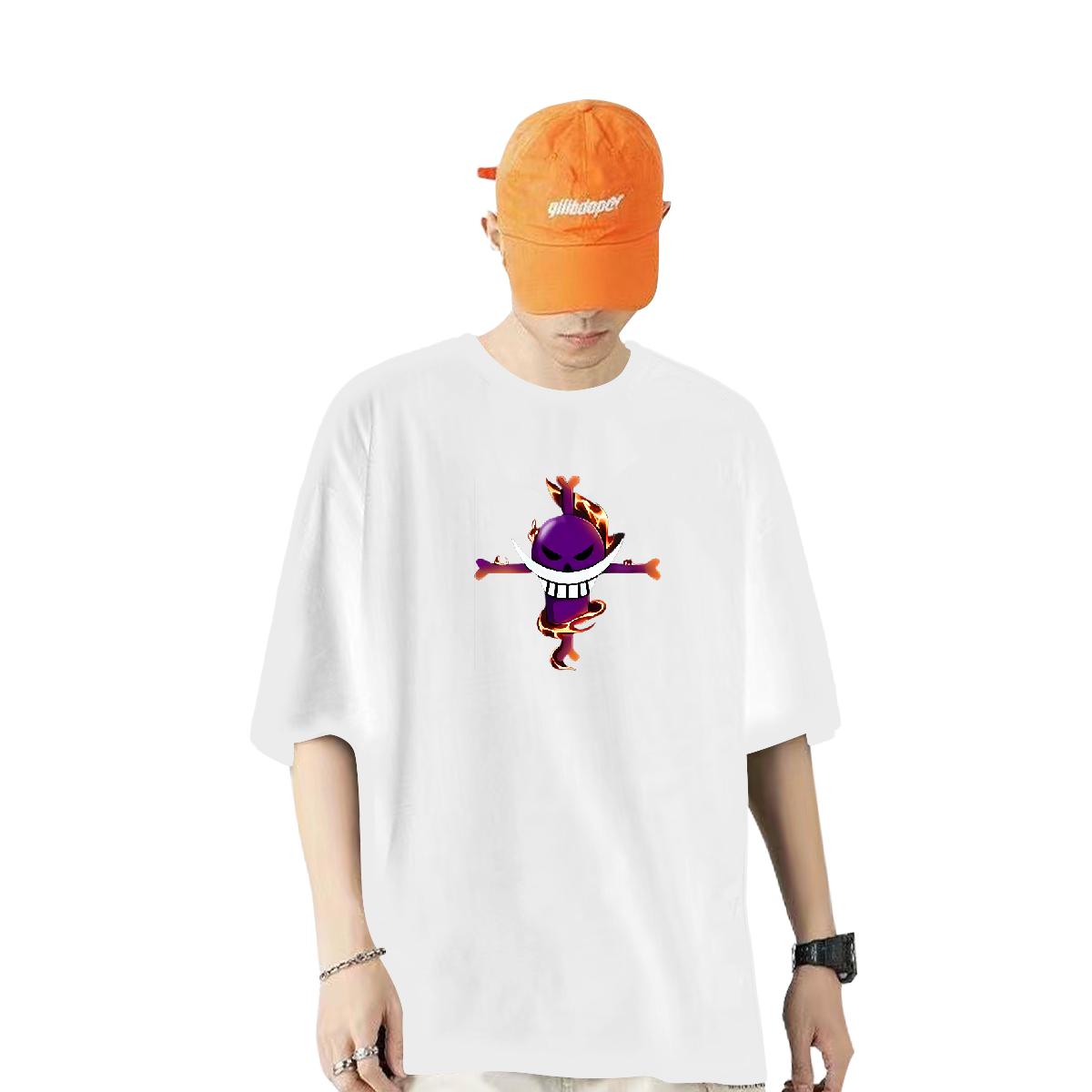 Popular T Shirt For Man Anime Printing Street Cotton Breathable Soft Men Tshirts Fashion New Black Oversized Tees Shirts