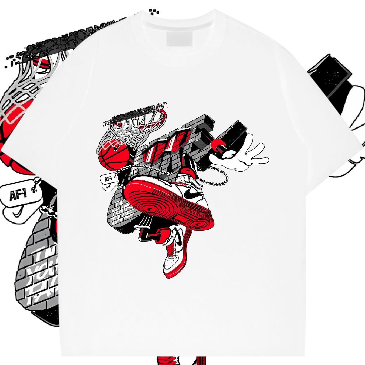 2024 T-Shirts Oversized Casual Daily Wear Men Clothes T-Shirt Breathable Crew Neck 5A