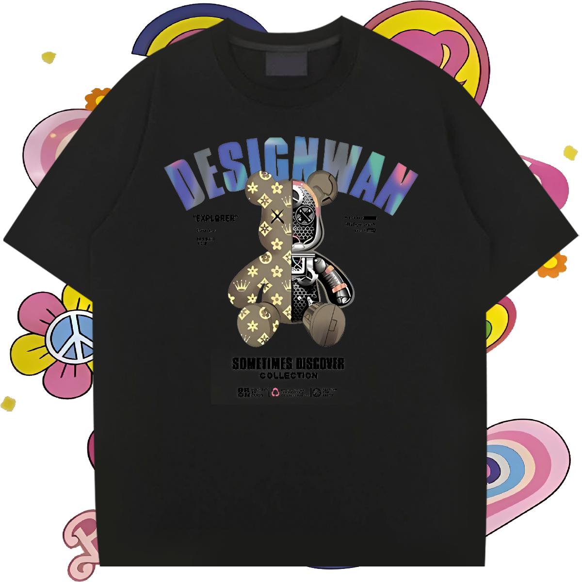 Wholesale Men Tops Tees Breathable Crew Neck Street Casual Man T Shirts Plus Size Custom Factory Direct Tee Shirt