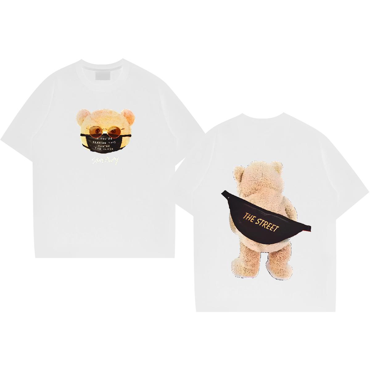 2024 Designer Couples Tees: Cotton O Neck Short Sleeves Casual T-Shirts with Anime Print