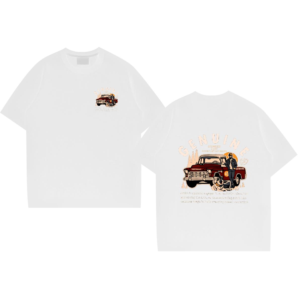 Stylish Couples T-Shirts: Custom Printed Men's Classic Tops in Breathable Cotton