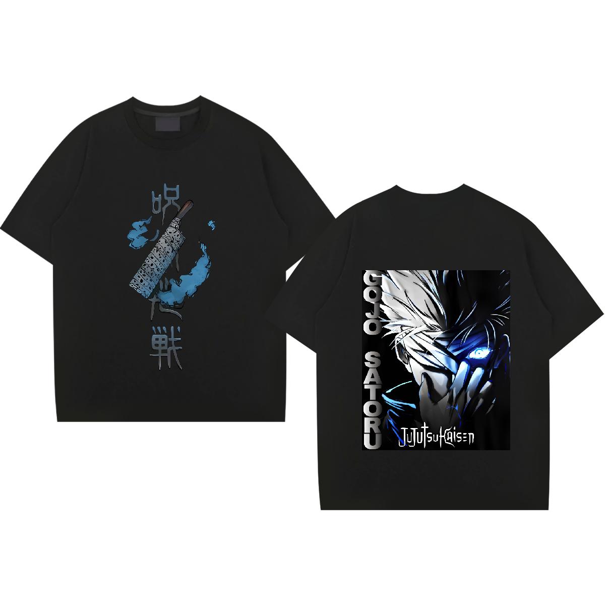 Fashion Casual T-Shirts for Men Custom Print Oversized Men Tees Anime Printing Street Crew Neck Cotton High Quality Tops