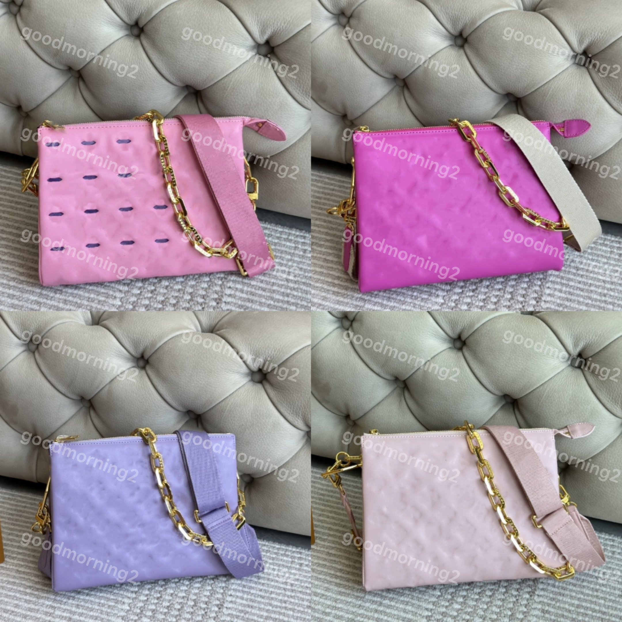 29 Colors Leather designer bag Womens Handbags Shoulder Bags Crossbody Bag Gold Silver Chain totes bag zipper wallets 3 inside compartments backpack 26cm