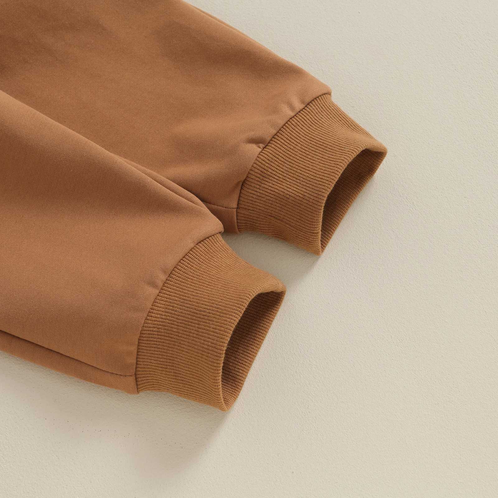 Clothing Sets Pudcoco Infant Baby Girl Boy 2Pcs Spring Outfits Long Sleeve Letter Embroidery Hoodie Trousers Set Toddler Warm Clothes 0-3T R240708