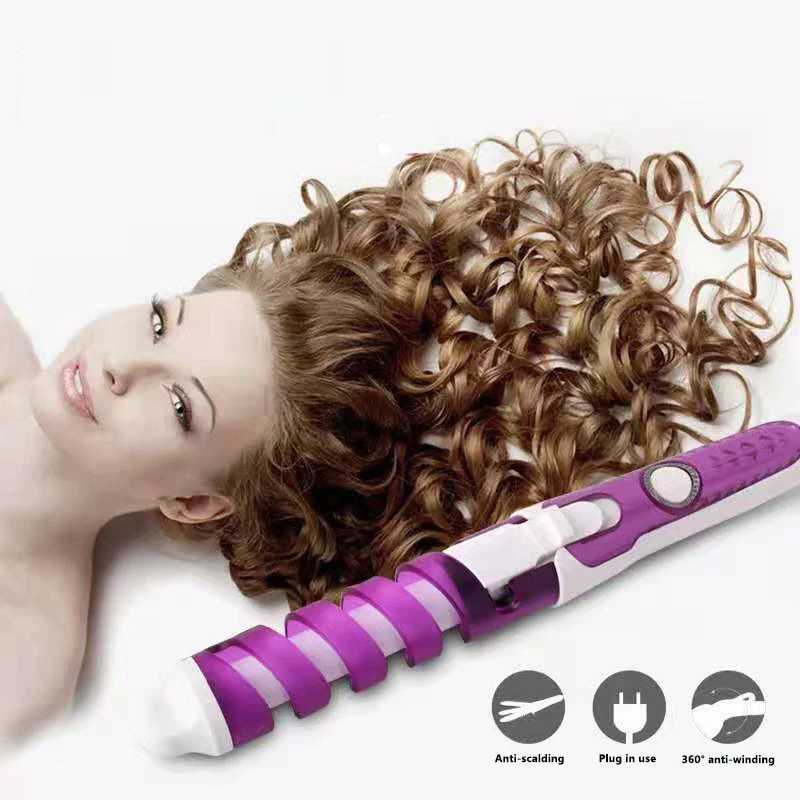 Mini Hair Curler Electric Curling Iron Professional Ceramic Hair Curler Wand Wave Curling Iron Hair Styling Tool Salon EquipmentZ240709