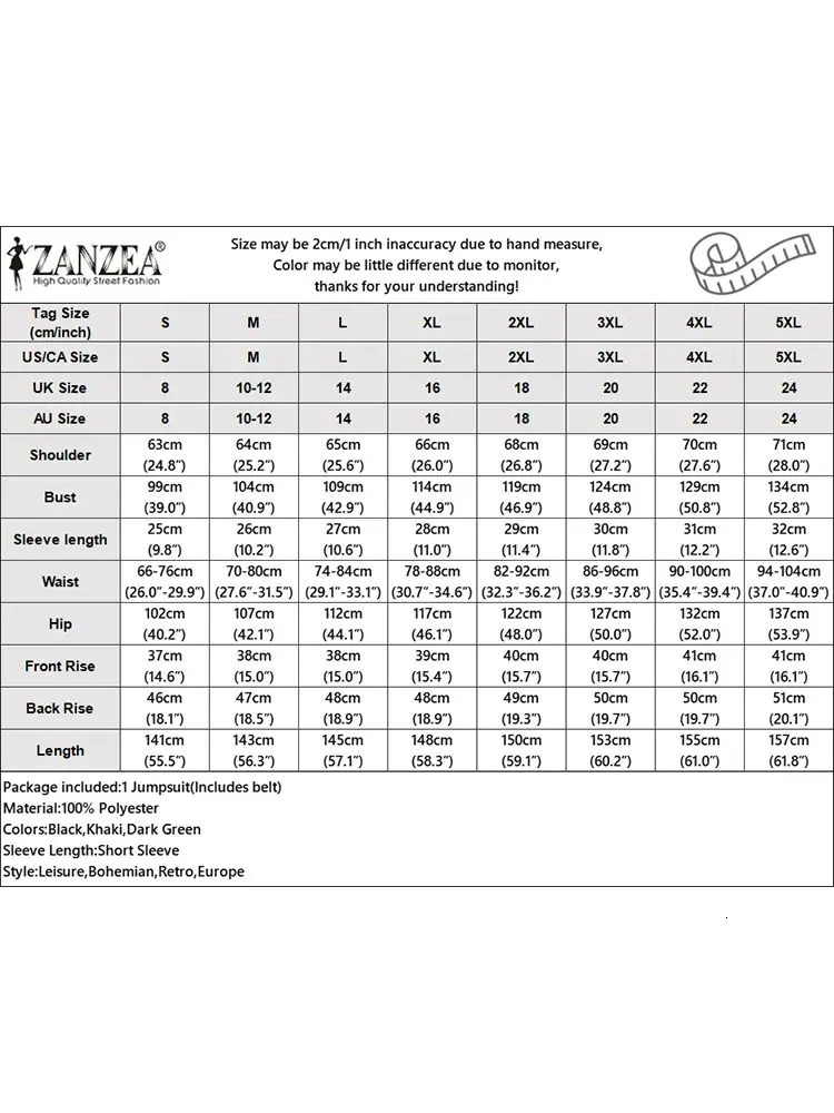 ZANZEA Women Overall Summer Fashion Cargo Jumpsuits Lapel Short Sleeve Rompers Elegant Lady Playsuits Vintage Work Pants Belted 240703