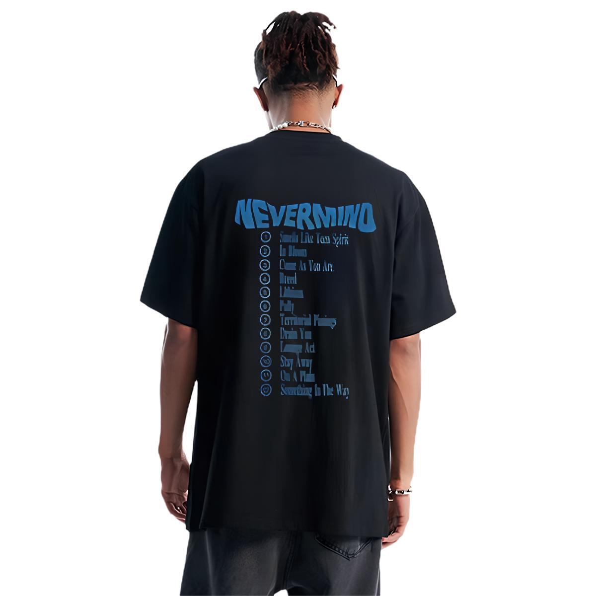 Classic Casual T-shirt with Cartoon Print for Men, Sporty Short-Sleeve Design in Soft Cotton, Unisex Tee.