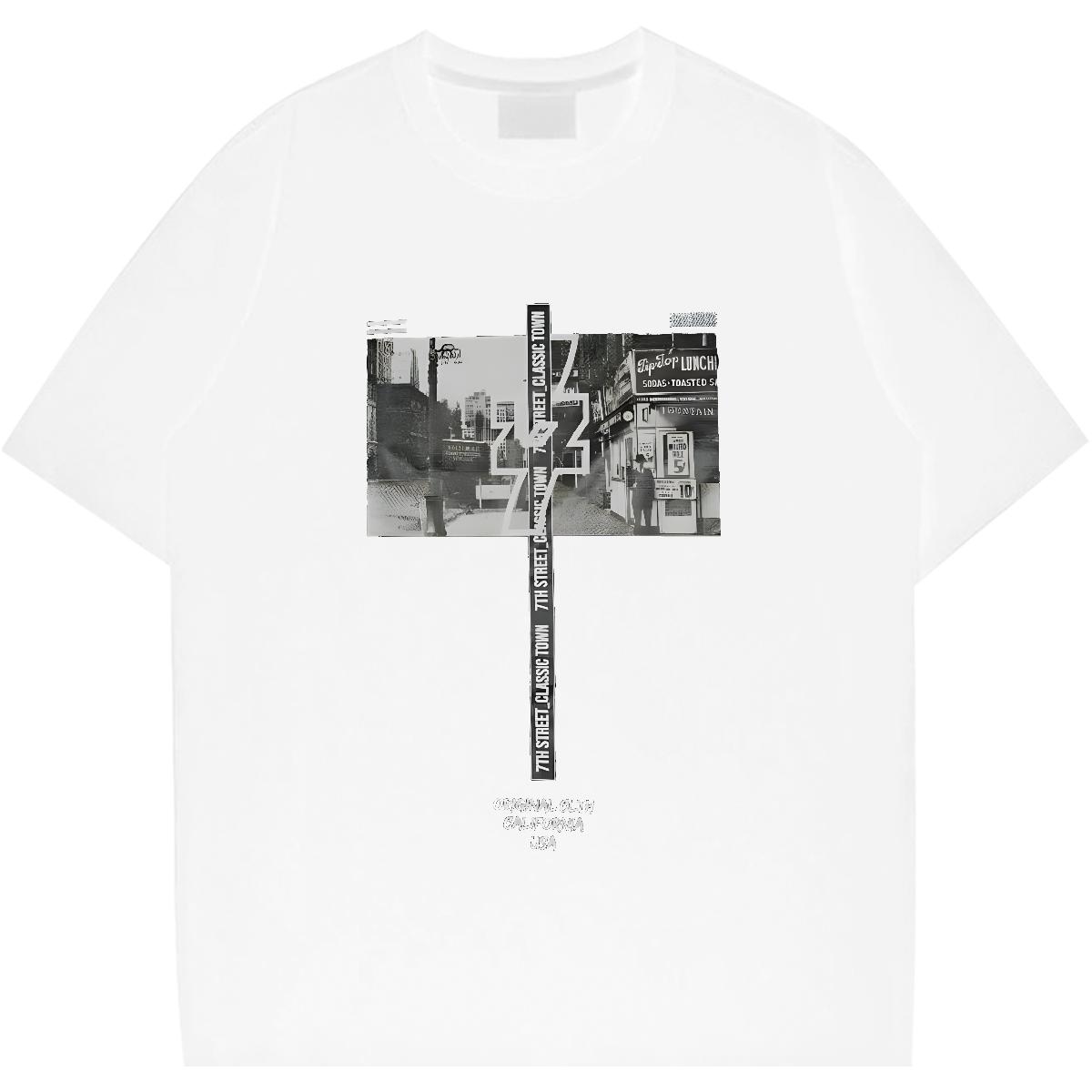 High Quality Classic Cartoon Print T-Shirts for Men - Streetwear Tees in Breathable Cotton