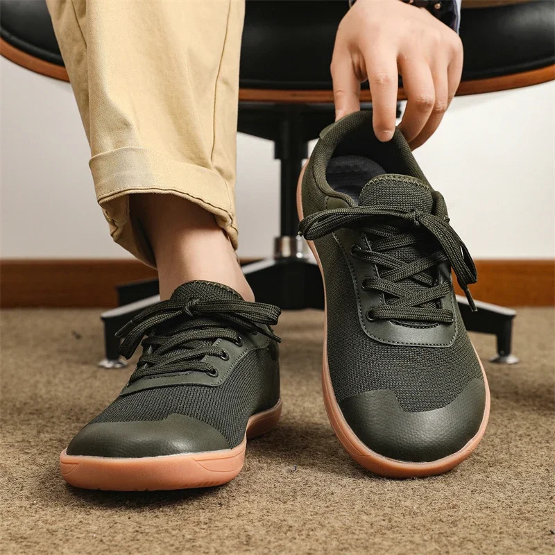 Men Wide Barefoot Casual Canvas Shoes Big Size Walking Training Minimalist Sneakers Zero Drop Non Slip Women Gym Flats 250304