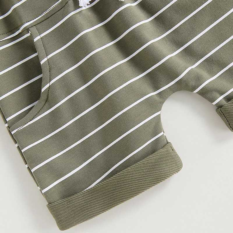 Clothing Sets Newborn Boys Clothing Sets Summer Soft Cotton T-shirts+Striped Elasctic Shorts Kids Clothes Casual Clothing Sets for Toddler