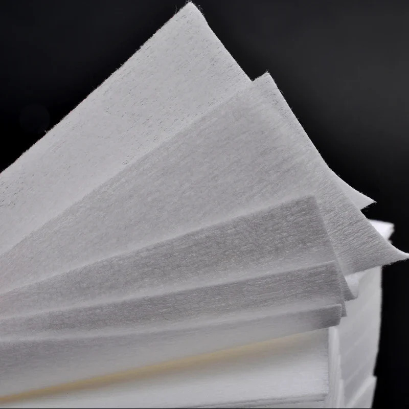 400/600Pcs/pack solid durable nail tool manual gel nail polish removal pad lint free wet towel 100% cotton napkin 240705