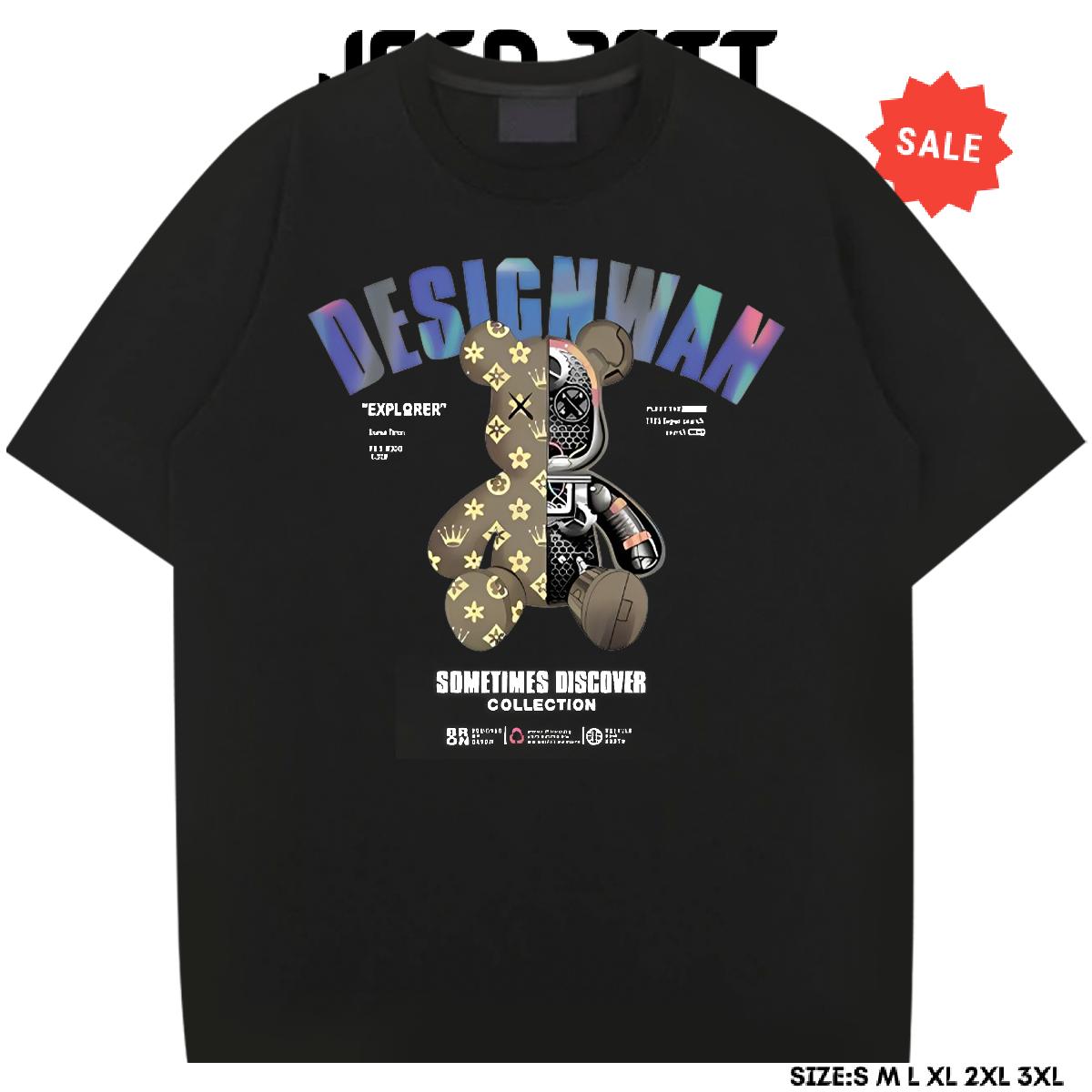 Classic T Shirt For Man Hip Hop Street Breathable Crew Neck Cotton Tshirt for Man Woman DIY Custom Printed Wear