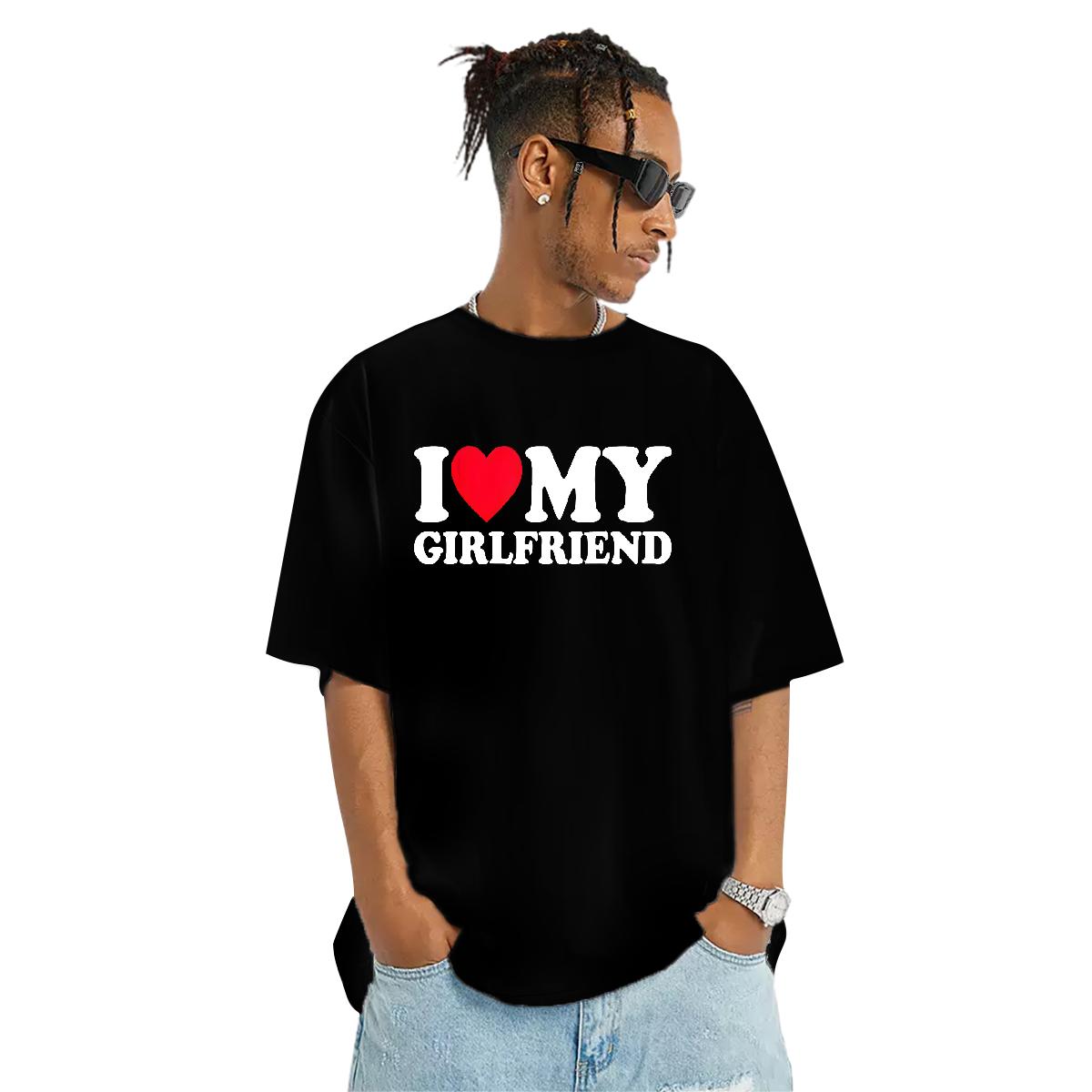 Classic Casual Man T Shirts Cartoon Print Couples T Shirts Outdoor Cotton Breathable Loose Clothings