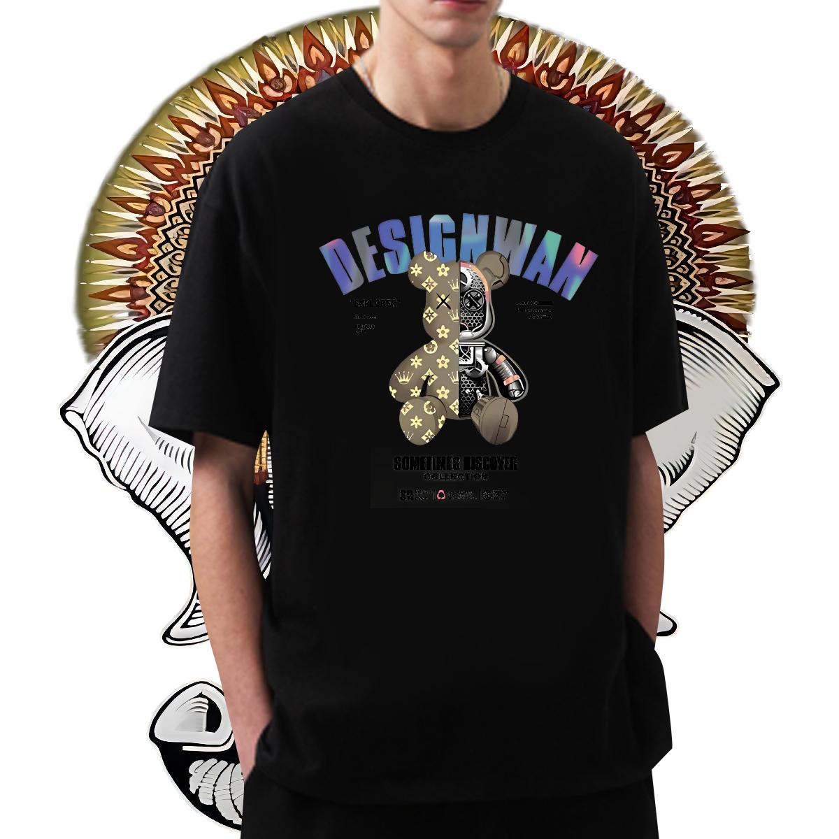 Loose Fit Mens Tshirts Cotton Breathable Soft Street Casual T-Shirts Oversized Factory Direct Clothes