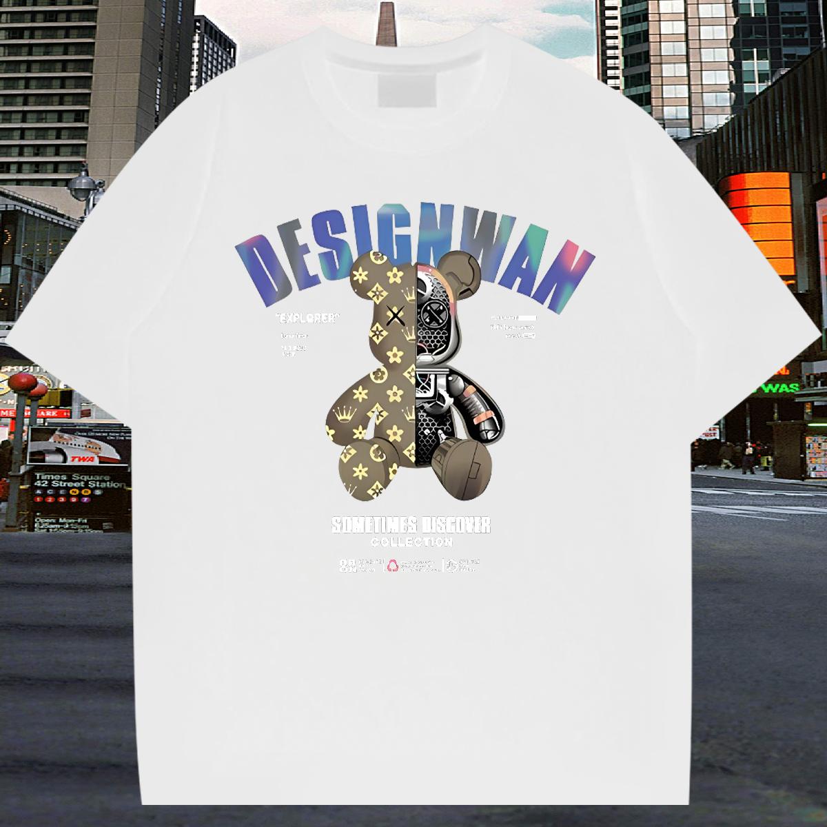 Cool Design T-Shirts Casual Daily Wear Breathable Crew Neck Mens Tshirts Wholesale Graphic Tees