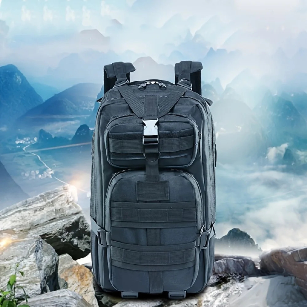 Nylon Waterproof Trekking Fishing Hunting Bag Backpack Outdoor Military Rucksacks Tactical Sports Camping Hiking 240703