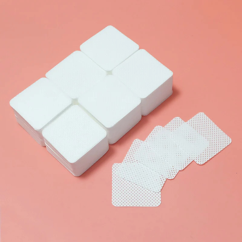 Lint free nail wipes nail polish r eyelash extender glue cleaning wipes absorbent soft removal tools nail art 240705