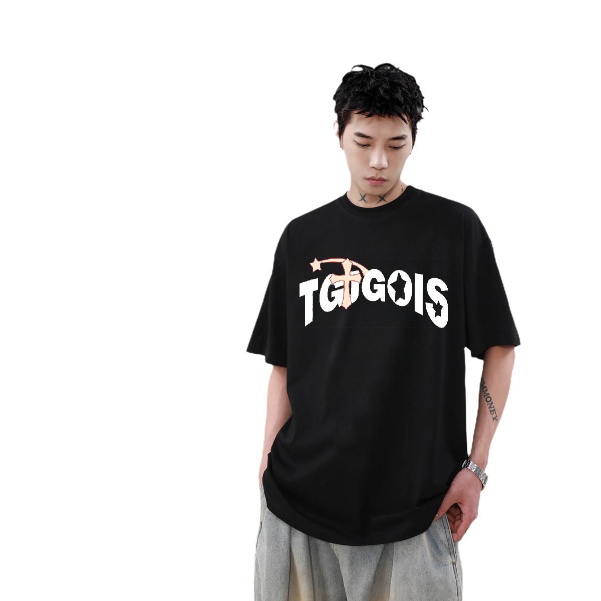 DIY Customized T Shirts Men Custom Print Oversized Mens Tshirts Outdoor 180g Cotton Classic Tops Shirt