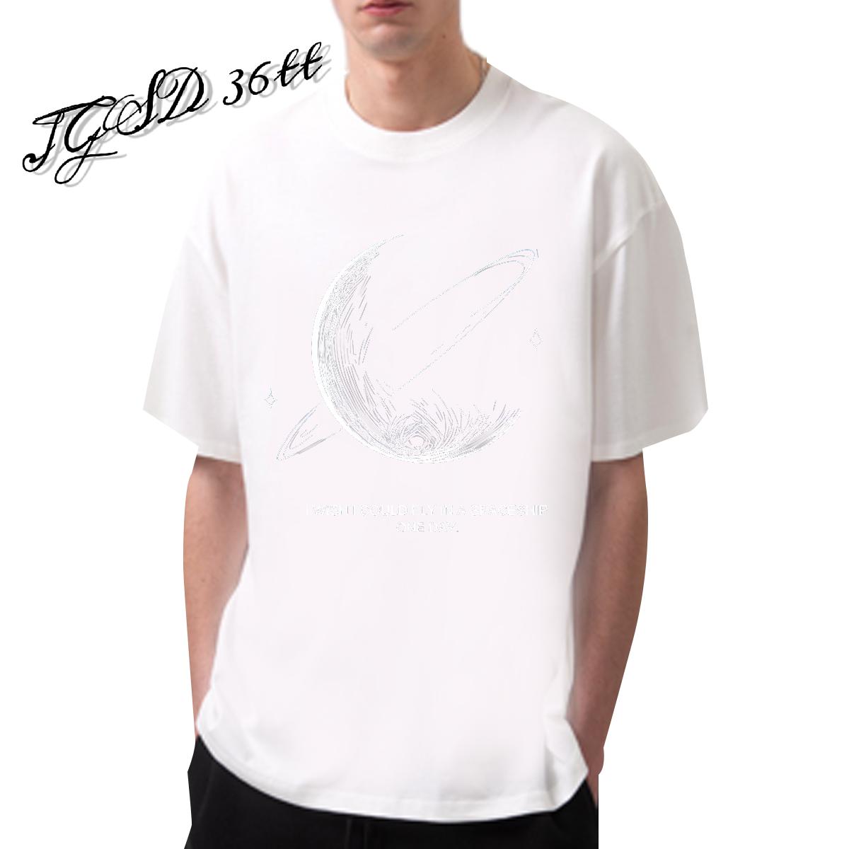 Comfortable Men Tops Tees Breathable Short Sleeve Street Mens T Shirts DIY Printed Customized Clothes