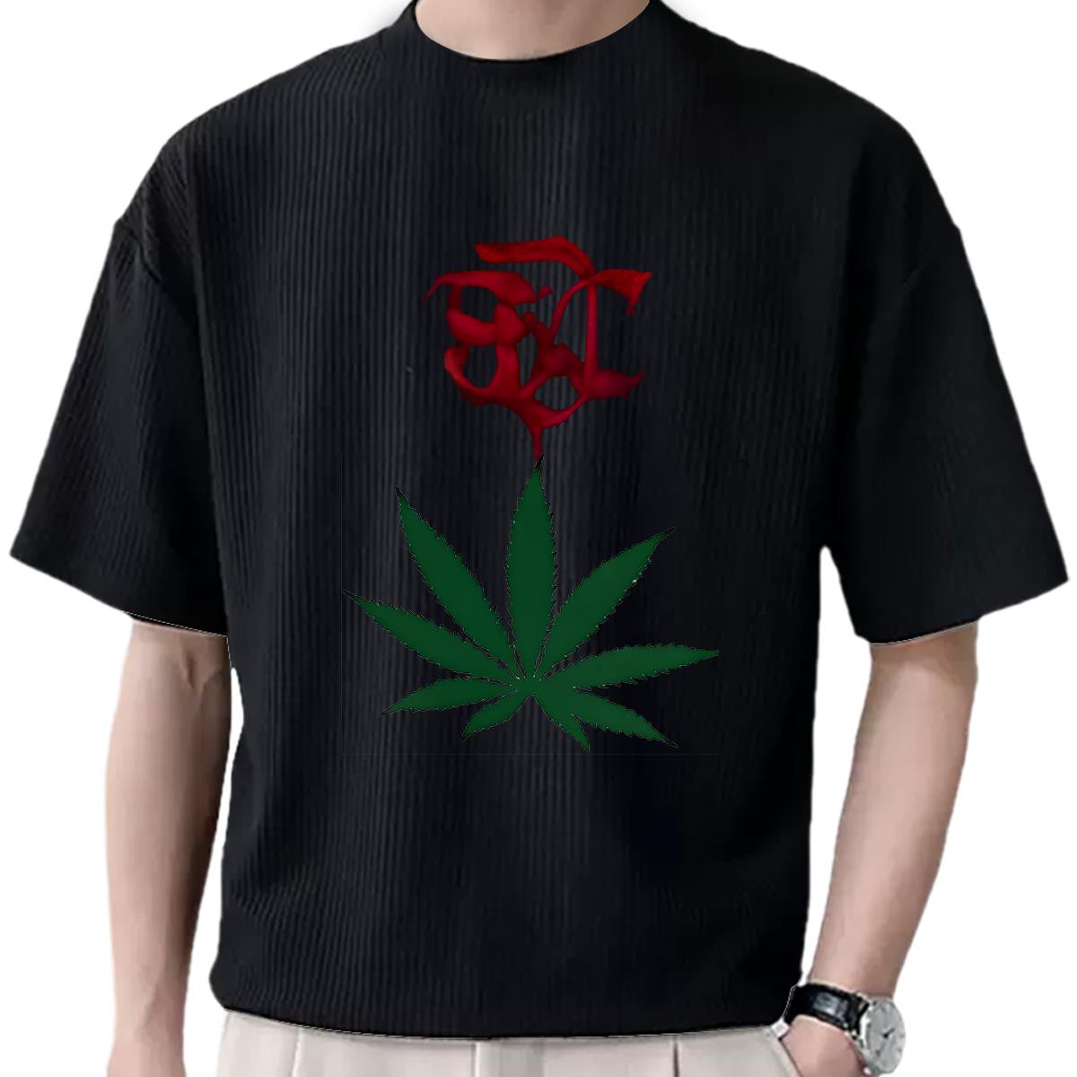 Stylish Custom T-Shirts for Couples in Black and White, Made of Beach Cotton, Breathable, Short-Sleeved, and Comfortable