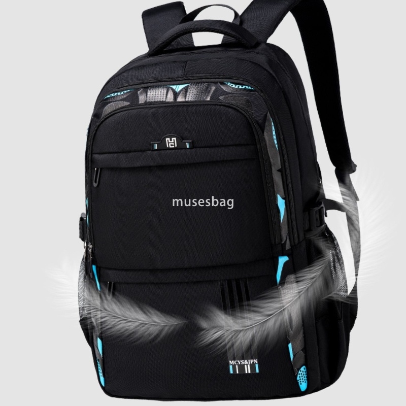 Designer unisex backpack American style campus high school and junior high school student travel backpack series simple and large capacity backpack