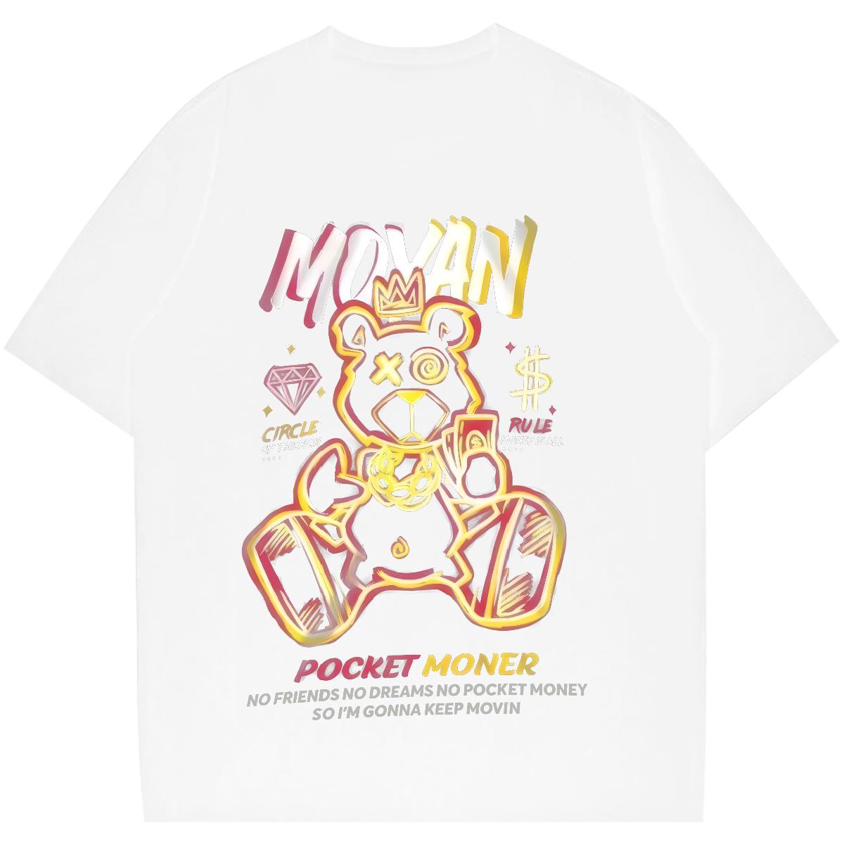 2024 DIY T-Shirts for Men White Plus Size Men Tshirts Casual Short Sleeve Cotton O-Neck Cool Wear