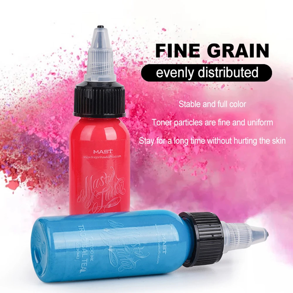 MAST Tattoo 32 Color 30ml Professional Natural Plant Tattoo Ink Tattoo Artist Body Art anent Paint Safe and Non toxic 240705