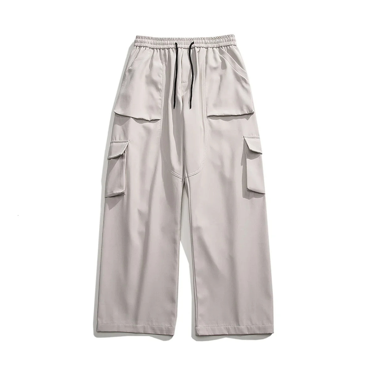 Streetwear Hip Hop Joggers Cargo Pants Men Multi-Pocket Elastic Waist Harem Trousers Male Harajuku Casual Woman Sweatpants 240701