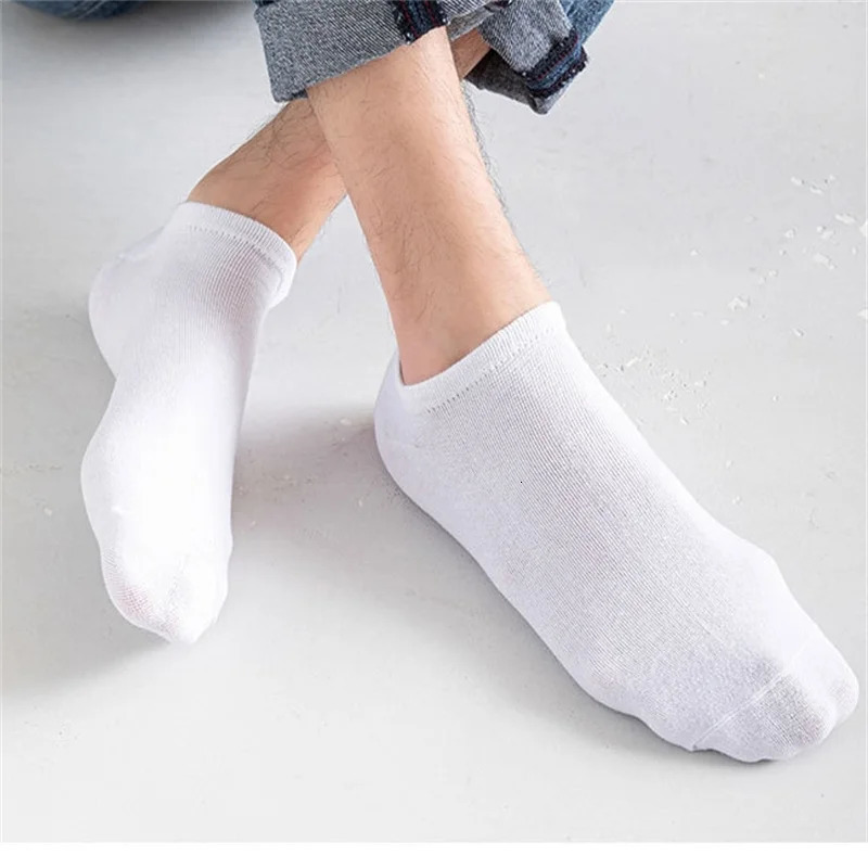1/10/20/50/100 Pairs Boat Socks For Women Men Invisible Low Cut Silicone Non-slip No-show Ankle Socks Casual Breathable Socks 240703
