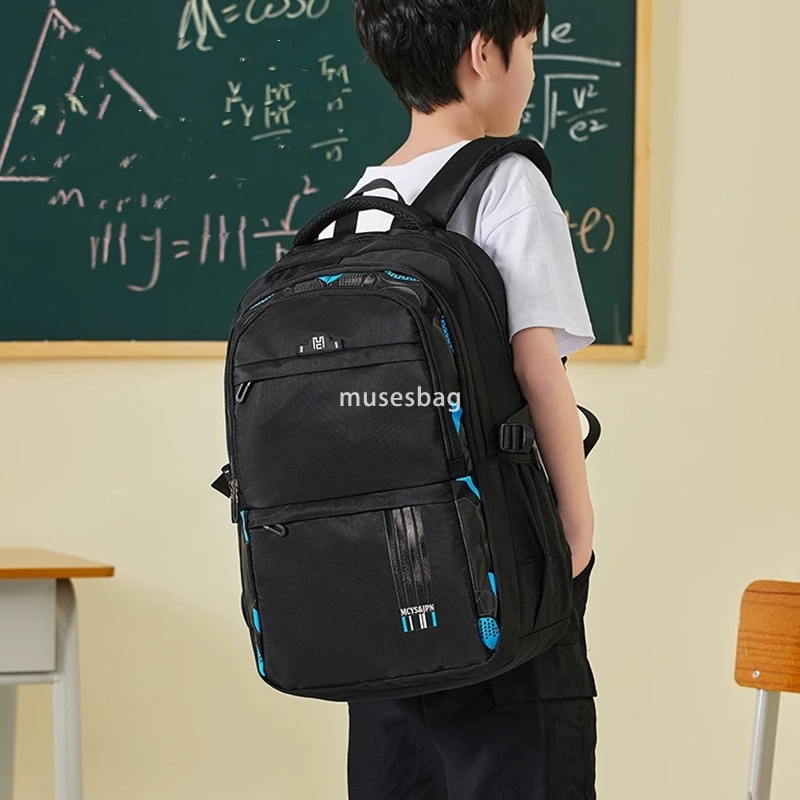 Designer unisex backpack American style campus high school and junior high school student travel backpack series simple and large capacity backpack